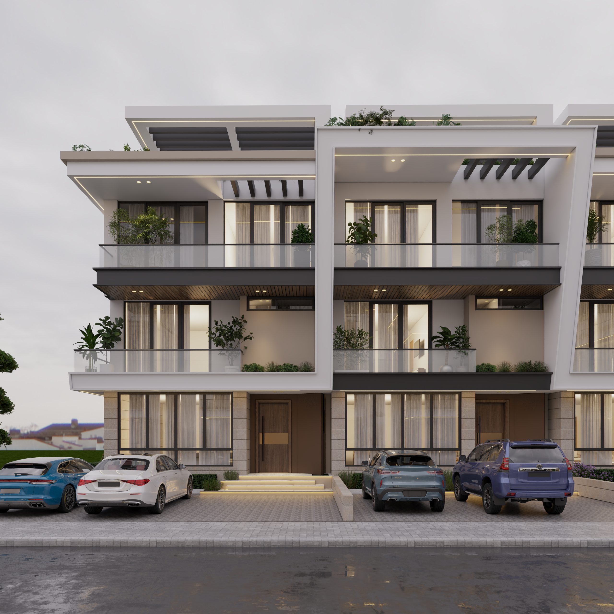 Prestige Manor — The garden face