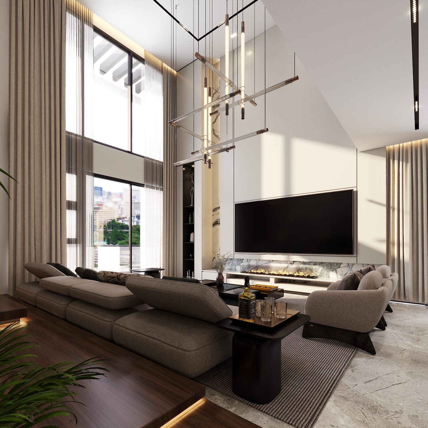 TEA'S COURT II — The residence lounge