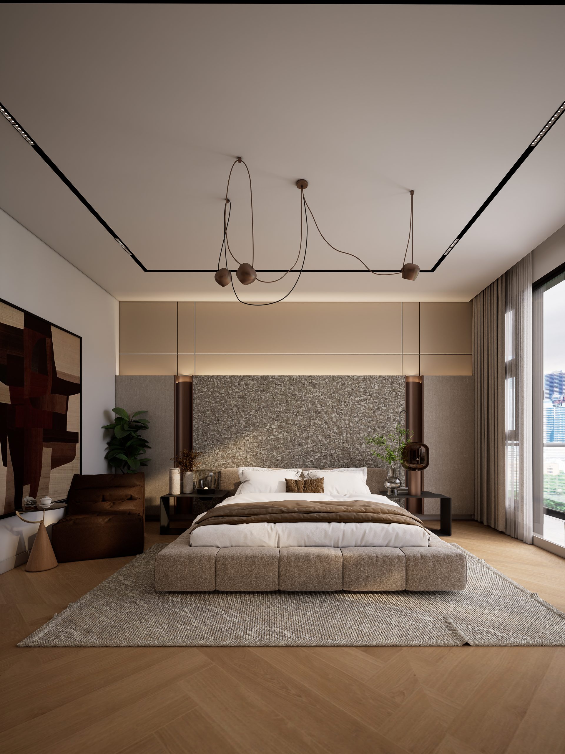 TEA'S COURT II — A bedroom