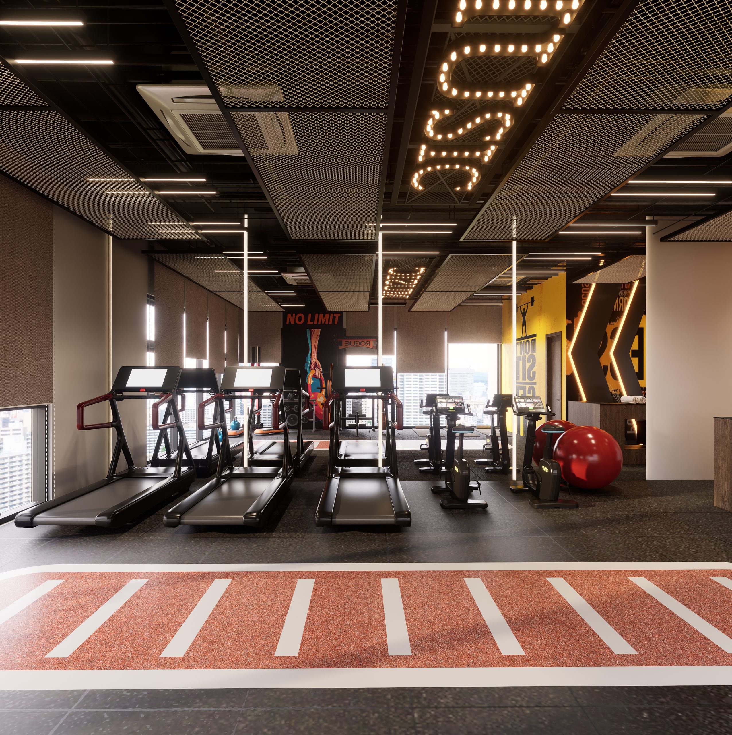 TEA'S COURT II — The residents’ gym