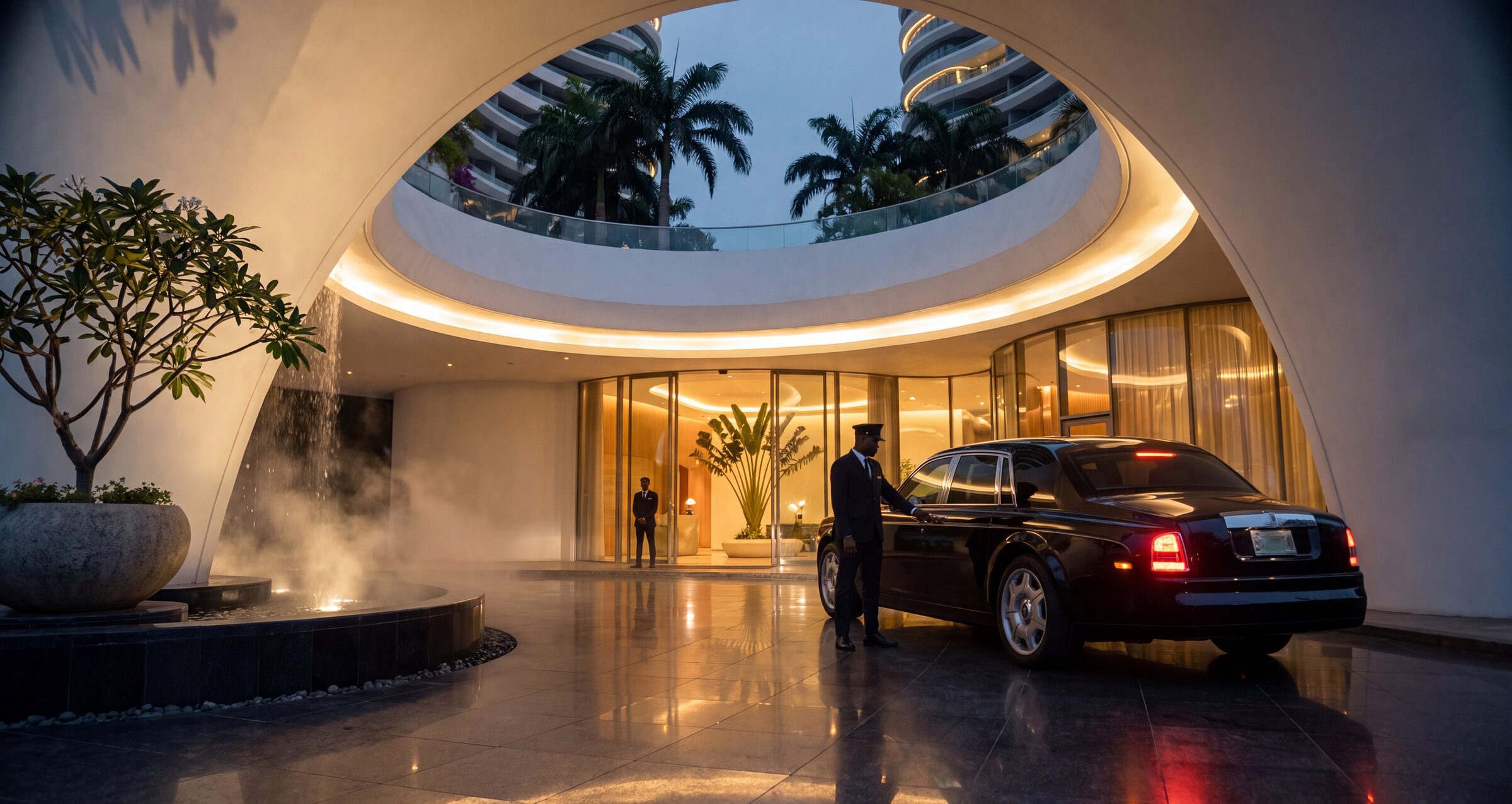 XARA — Under the porte-cochere
